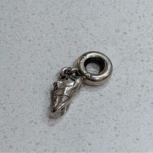 Pandora Silver Runner Track Cross Country Charm